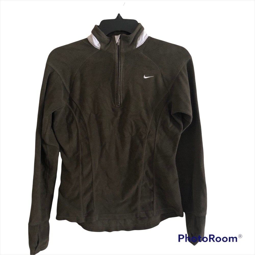 Nike Olive Green Active Sweater - S